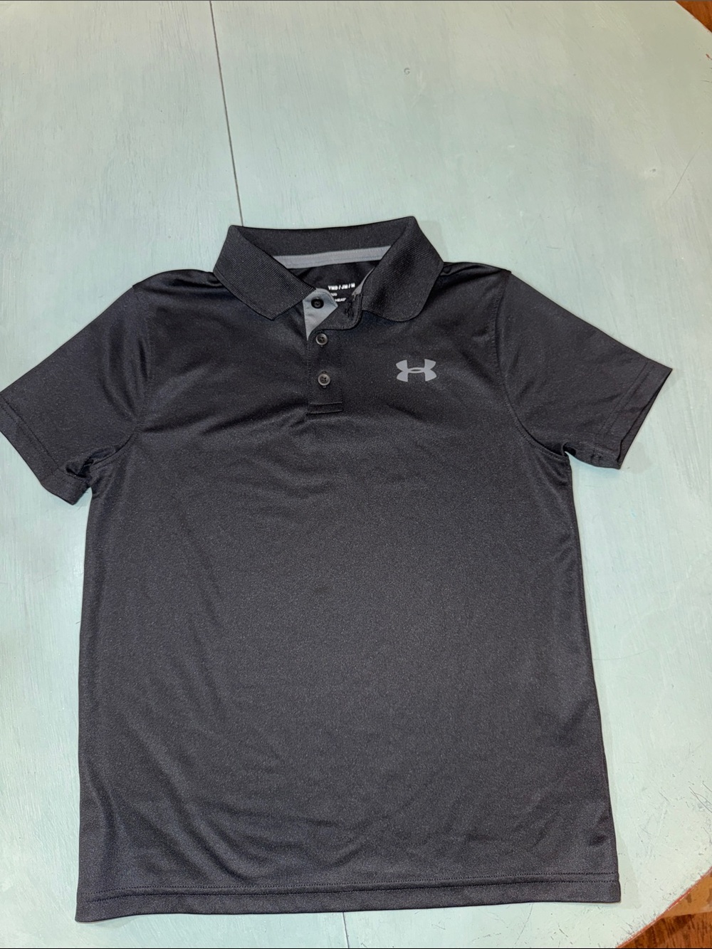 Under Armour Black Short-Sleeve Polo